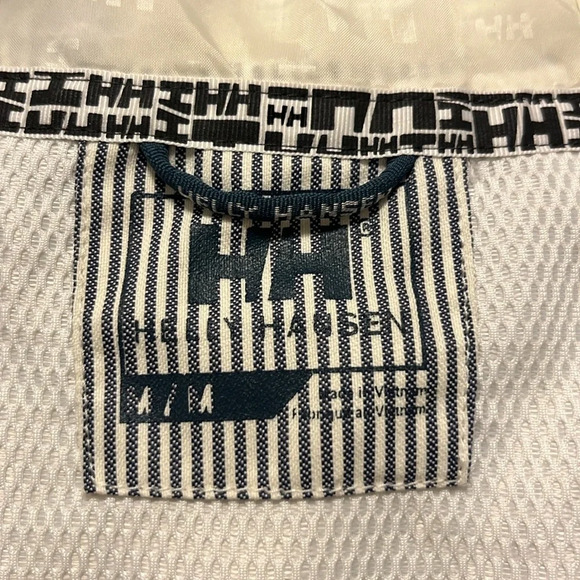 Helly Hansen Ski Snowboard Jacket Blue White Stripe Size M - Picture 8 of 13